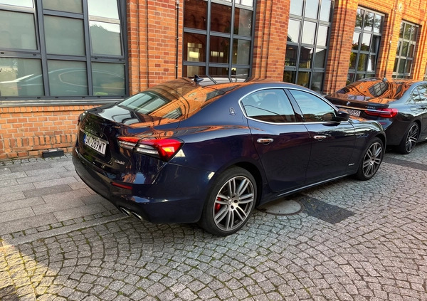 Maserati Ghibli cena 290000 przebieg: 54000, rok produkcji 2021 z Gdańsk małe 46